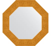 Зеркало в багетной раме EVOFORM чеканка золотая 90 мм, 61x61 см BY 7350