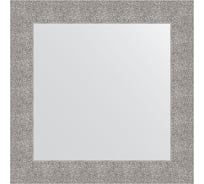 Зеркало в багетной раме EVOFORM чеканка серебряная 90 мм, 70x70 см BY 3151
