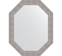 Зеркало в багетной раме EVOFORM чеканка серебряная 90 мм, 76x96 см BY 7188