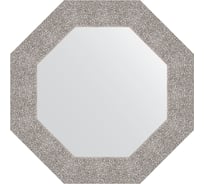 Зеркало в багетной раме EVOFORM чеканка серебряная 90 мм, 61x61 см BY 7352