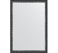 Зеркало в багетной раме EVOFORM черненое серебро 38 мм, 50x70 см BY 0788