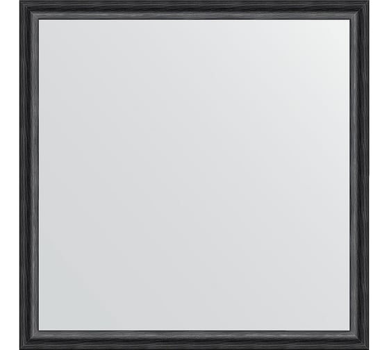Зеркало в багетной раме EVOFORM черный дуб 37 мм, 70x70 см BY 0665 1