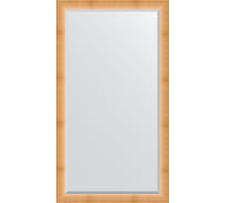 Напольное зеркало с фацетом в багетной раме EVOFORM травленое золото 87 мм, 111x201 см BY 6156