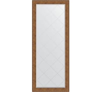 Напольное зеркало с гравировкой в багетной раме EVOFORM медная кольчуга 88 мм, 82x202 см BY 6391