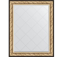 Зеркало с гравировкой в багетной раме EVOFORM барокко золото 106 мм, 100x125 см BY 4380