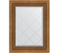 Зеркало с гравировкой в багетной раме EVOFORM бронзовый акведук 93 мм, 57x75 см BY 4025