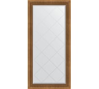 Зеркало с гравировкой в багетной раме EVOFORM бронзовый акведук 93 мм, 77x160 см BY 4283