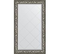 Зеркало с гравировкой в багетной раме EVOFORM византия серебро 99 мм, 79x133 см BY 4243