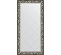 Зеркало с гравировкой в багетной раме EVOFORM византия серебро 99 мм, 79x161 см BY 4286