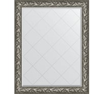 Зеркало с гравировкой в багетной раме EVOFORM византия серебро 99 мм, 99x124 см BY 4372