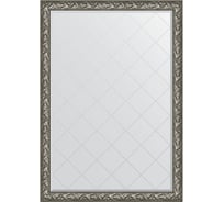 Зеркало с гравировкой в багетной раме EVOFORM византия серебро 99 мм, 134x188 см BY 4501