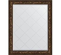 Зеркало с гравировкой в багетной раме EVOFORM византия бронза 99 мм, 99x124 см BY 4373