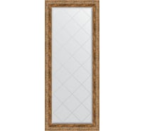 Зеркало с гравировкой в багетной раме EVOFORM виньетка античная бронза 85 мм, 65x155 см BY 4144