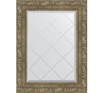 Зеркало с гравировкой в багетной раме EVOFORM виньетка античная латунь 85 мм, 55x72 см BY 4016