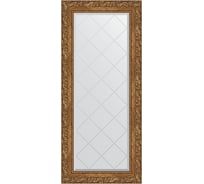 Зеркало с гравировкой в багетной раме EVOFORM виньетка бронзовая 85 мм, 55x125 см BY 4056