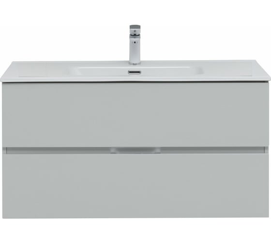 Тумба Aquanet Алвита new 100 серый 00277520