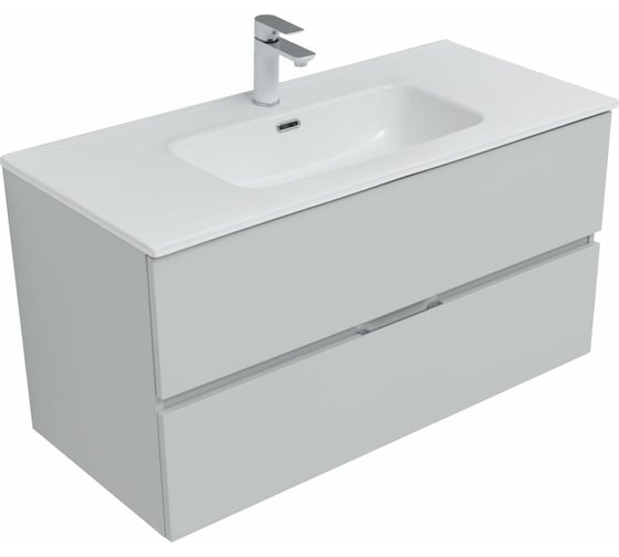Тумба Aquanet Алвита new 100 серый 00277520