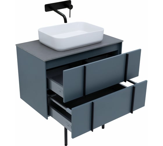 Тумба ALLEN BRAU REALITY 81 blue grey matt 00274390 1.32005.BGM