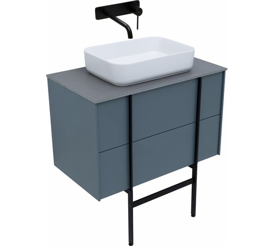 Тумба ALLEN BRAU REALITY 81 blue grey matt 00274390 1.32005.BGM