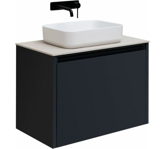 Тумба ALLEN BRAU Fantasy 80 1+1, anthracite matt 00274031