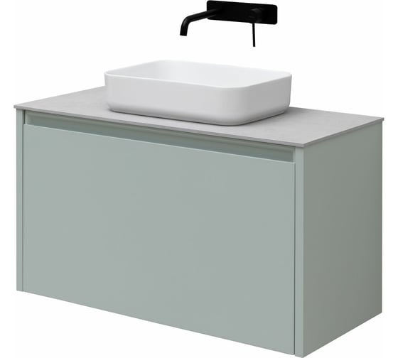 Тумба ALLEN BRAU FANTASY 100 1+1 рapyrus white matt 00274050 1.11004.PWM