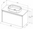 Тумба ALLEN BRAU FANTASY 100 1+1 рapyrus white matt 00274050 1.11004.PWM 9