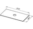 Столешница ALLEN BRAU REALITY 91 graphite structure 00274565 1.32024.GR-S 4