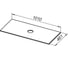Столешница ALLEN BRAU REALITY 101 graphite structure 00274572 1.32025.GR-S 4