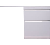 Напольная тумба Style Line "Даллас 130", Люкс белая, PLUS, ЭМАЛЬ СС-00002348