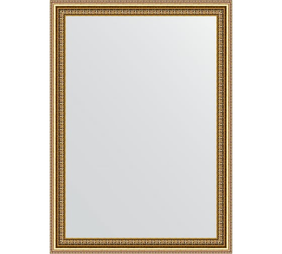 Зеркало EVOFORM в багетной раме - бусы золотые 46 mm (52x72 cm) 0792 1