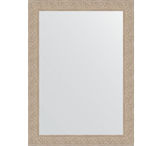 Зеркало EVOFORM в багетной раме - беленый дуб 57 mm (54x74 cm) 0796 1