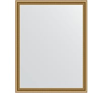 Зеркало EVOFORM в багетной раме - бусы золотые 46 mm (72x92 cm) 1037