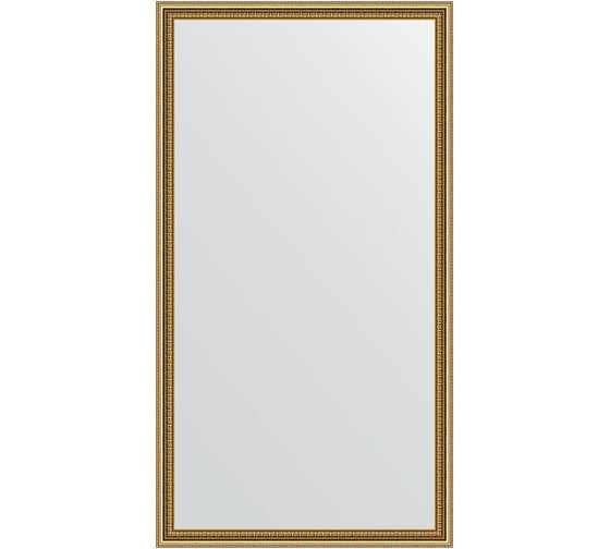 Зеркало EVOFORM в багетной раме - бусы золотые 46 mm (72x132 cm) 1097