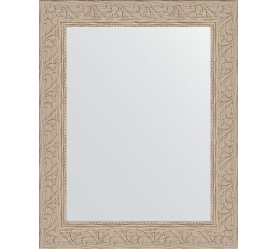 Зеркало EVOFORM в багетной раме - беленый дуб 57 mm (40x50 cm) 1348 1