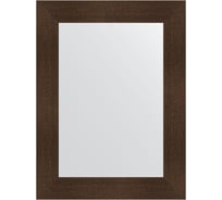 Зеркало EVOFORM в багетной раме - бронзовая лава 90 mm (60x80 cm) 3056