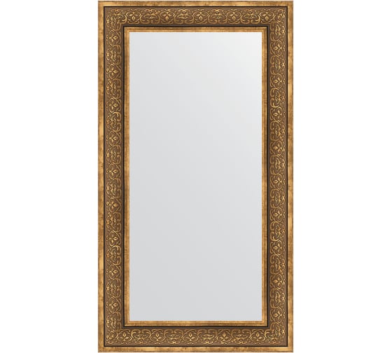 Зеркало EVOFORM в багетной раме - вензель бронзовый 101 mm (63x113 cm) 3095 1
