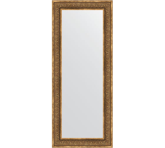 Зеркало EVOFORM в багетной раме - вензель бронзовый 101 mm (63x153 cm) 3127