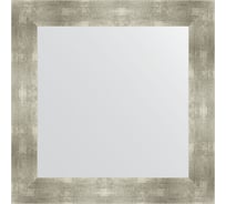Зеркало EVOFORM в багетной раме - алюминий 90 mm (70x70 cm) 3154