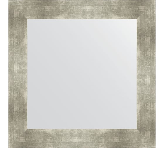 Зеркало EVOFORM в багетной раме - алюминий 90 mm (70x70 cm) 3154 1