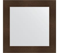 Зеркало EVOFORM в багетной раме - бронзовая лава 90 mm (70x70 cm) 3152