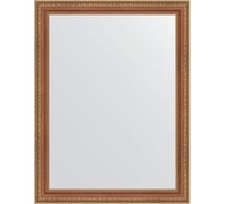 Зеркало EVOFORM в багетной раме - бронзовые бусы на дереве 60 mm (65x85 cm) 3171