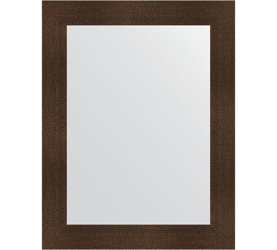 Зеркало EVOFORM в багетной раме - бронзовая лава 90 mm (70x90 cm) 3184