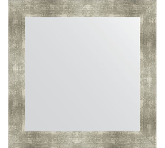 Зеркало EVOFORM в багетной раме - алюминий 90 mm (80x80 cm) 3250