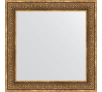 Зеркало EVOFORM в багетной раме - вензель бронзовый 101 mm (83x83 cm) 3255