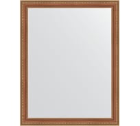 Зеркало EVOFORM в багетной раме - бронзовые бусы на дереве 60 mm (75x95 cm) 3267