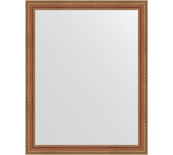 Зеркало EVOFORM в багетной раме - бронзовые бусы на дереве 60 mm (75x95 cm) 3267