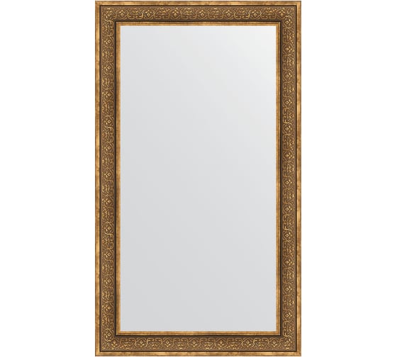 Зеркало EVOFORM в багетной раме - вензель бронзовый 101 mm (83x143 cm) 3319 1