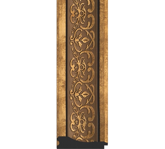 Зеркало EVOFORM в багетной раме - вензель бронзовый 101 mm (83x143 cm) 3319