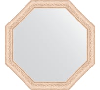 Зеркало EVOFORM в багетной раме - беленый дуб 57 mm (60,8x60,8 cm) 3698