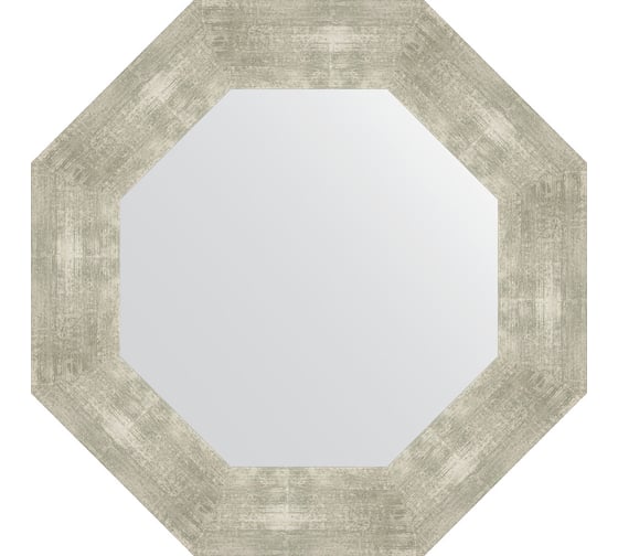 Зеркало EVOFORM в багетной раме - алюминий 90 mm (56,6x56,6 cm) 3811 1
